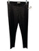 Avenue Montaigne Size 2 Black Polyester Blend High Rise Sequins Skinny Pants Black / 2