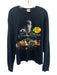 Gildan Size XL Black Cotton Nascar T shirt Crew Men's Long Sleeve Shirt Black / XL