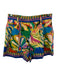 Antonio Melani Size 8 Green, Blue, Multi Linen & Cotton painted floral Shorts Green, Blue, Multi / 8