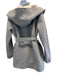 Mackage Size S Gray & Cream Wool Wrap Heathered Sash Shawl Collar Coat Gray & Cream / S