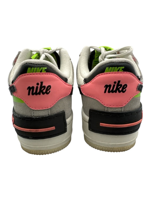 Nike Shoe Size 6 White & Multi Leather & Suede Color Block Platform Sneakers White & Multi / 6