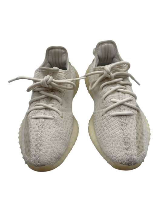 Adidas Yeezys Shoe Size 5.5 Cream White Textile Knit Lace Up Sneakers Cream White / 5.5