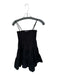 Steve Madden Size XS Black Smocked Spaghetti Strap Tiered Skirt Mini Dress Black / XS