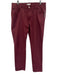 Peter Millar Size 35 Dark Red Cotton Blend Solid Khaki Men's Pants Dark Red / 35