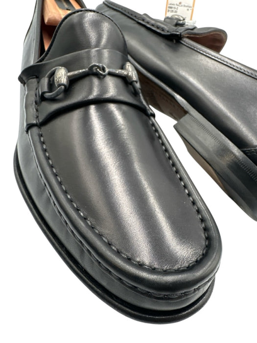 Allen Edmonds Shoe Size 10 New Black Leather Solid Loafer Dress Men's Shoes Black / 10