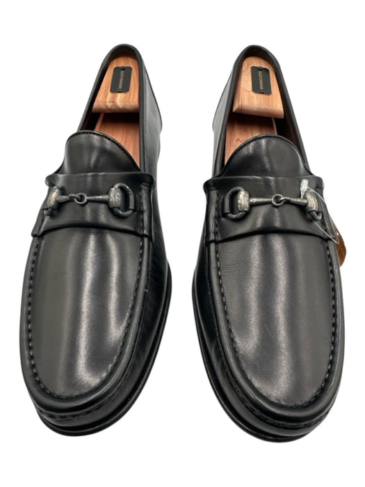 Allen Edmonds Shoe Size 10 New Black Leather Solid Loafer Dress Men's Shoes Black / 10