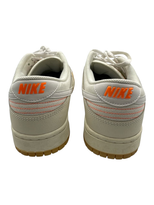 Nike Shoe Size 11 White & Tan Canvas & Leather Solid Sneaker Men's Shoes White & Tan / 11
