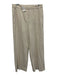 J Crew Size 8 Beige Linen Wide Leg Pants Beige / 8