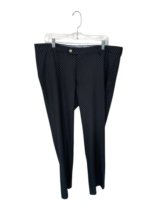 Peter Millar Size 38x34 Black & Gray Polyester Skull & Bones Golf Men's Pants Black & Gray / 38x34