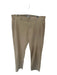 Peter Millar Size 38x32 Tan Cotton Blend Solid Classic Fit Men's Pants Tan / 38x32