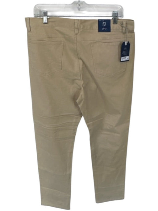 FJ NWT Size 36X34 Khaki Cotton Blend Straight Leg Men's Pants Khaki / 36X34