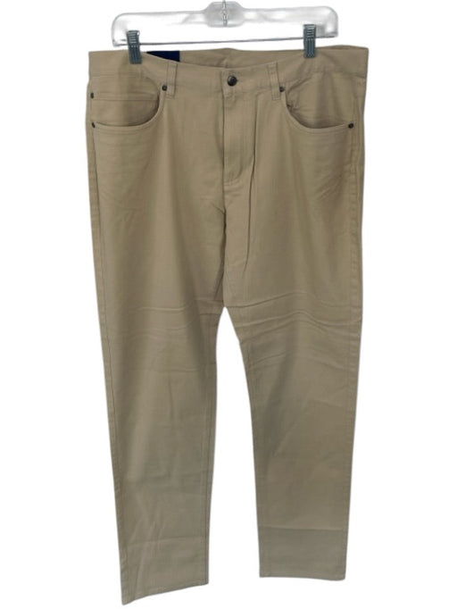 FJ NWT Size 36X34 Khaki Cotton Blend Straight Leg Men's Pants Khaki / 36X34