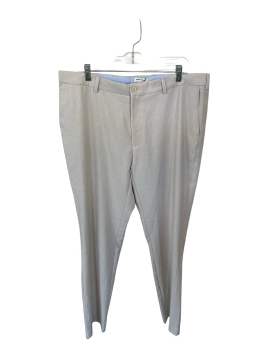 Peter Millar Size 38x32 Cream Recycled Polyester Solid Classic Fit Men's Pants Cream / 38x32
