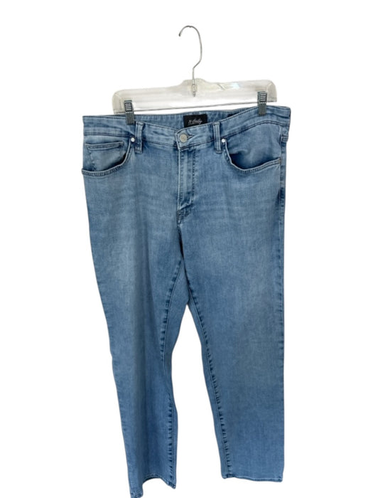 34 Heritage Size 35x34 Light Wash Cotton Blend Straight Leg Men's Jeans Light Wash / 35x34