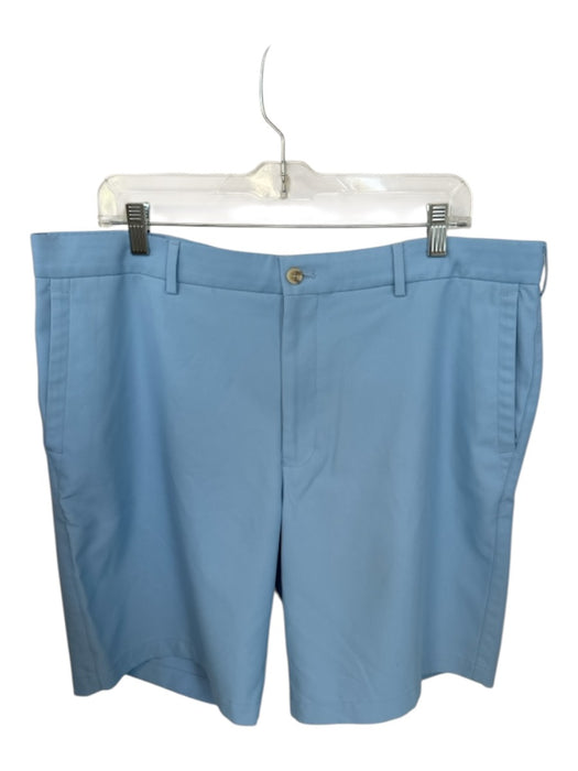 Peter Millar Size 38 Baby Blue Polyester Belt Loops Front & back pockets Shorts Baby Blue / 38