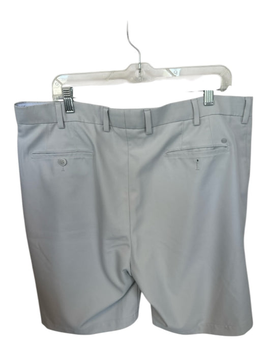 Peter Millar Size 38 Grey Polyester Belt Loops Front & back pockets Golf Shorts Grey / 38