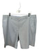 Peter Millar Size 38 Grey Polyester Belt Loops Front & back pockets Golf Shorts Grey / 38