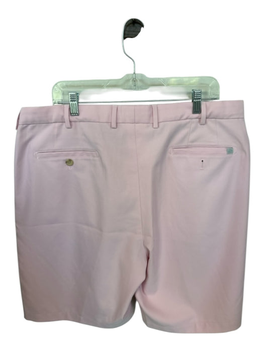 Peter Millar Size 38 Pink Polyester Belt Loops Front & back pockets Golf Shorts Pink / 38
