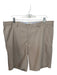 Peter Millar Size 38 Khaki Polyester Belt Loops Front & back pockets Golf Shorts Khaki / 38