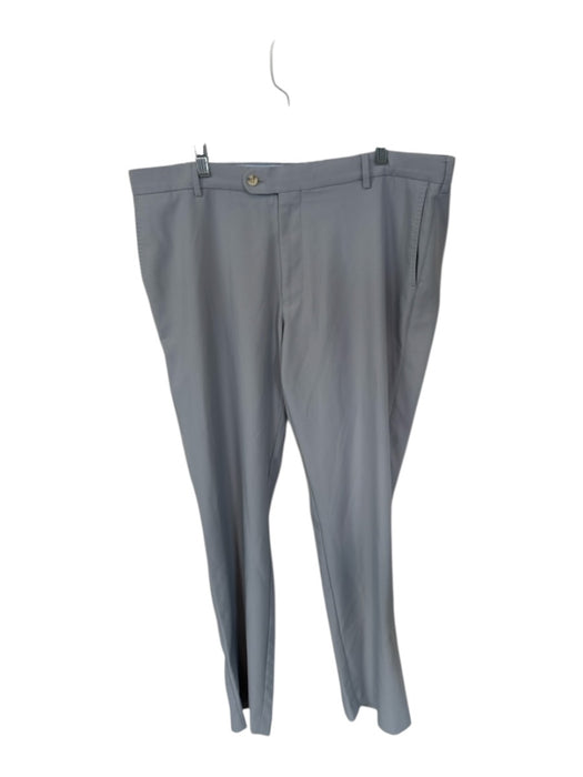 Peter Millar Size 38x34 Light Gray Polyester Solid Golf Men's Pants Light Gray / 38x34