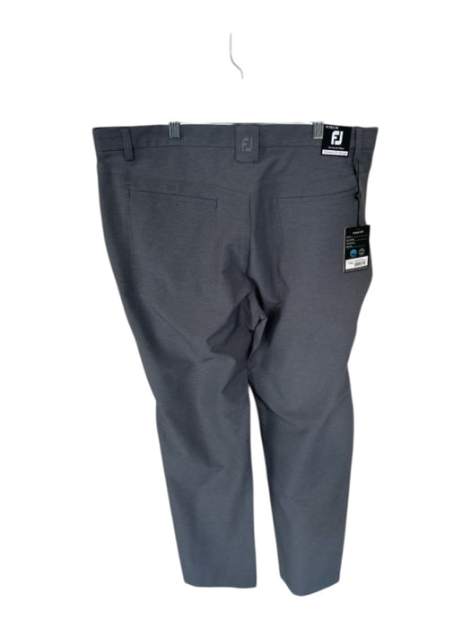 FJ NWT Size 38x34 Charcoal Polyester Blend Heathered Slim Golf Men's Pants Charcoal / 38x34