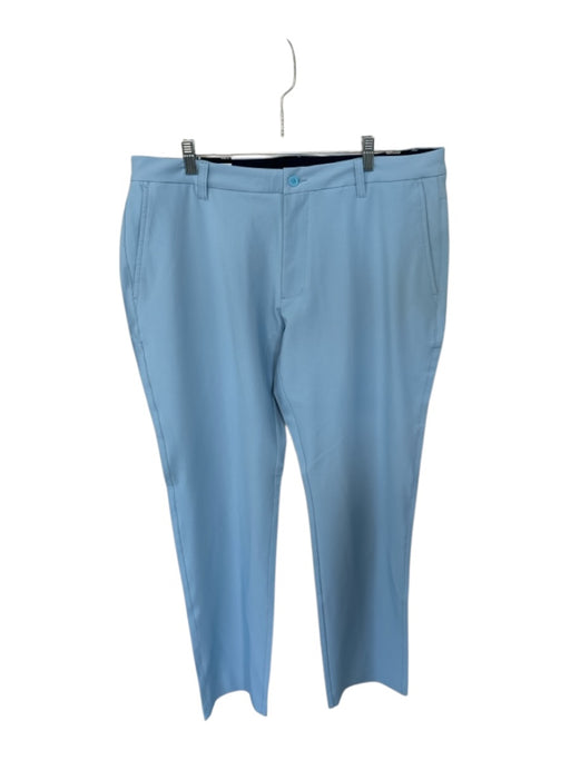 FJ NWT Size 38x34 Baby Blue Polyester Blend Heathered Slim Golf Men's Pants Baby Blue / 38x34