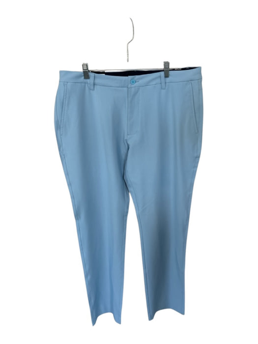FJ NWT Size 38x34 Baby Blue Polyester Blend Heathered Slim Golf Men's Pants Baby Blue / 38x34