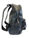 MCM AS IS - Corner Wear Black & Gray Leather Monogram Rockstuds Backpack Bag Black & Gray