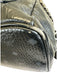 MCM AS IS - Corner Wear Black & Gray Leather Monogram Rockstuds Backpack Bag Black & Gray