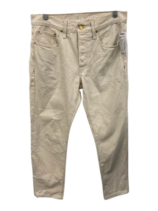 Sid Mashburn Size 31 Beige Cotton Blend Solid Jean Men's Pants Beige / 31