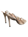 Schutz Shoe Size 5 Gold Manmade Material open toe toe strap Wrap Ankle Heels Gold / 5