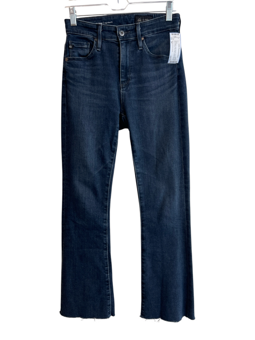Adriano Goldschmied Size 24 Dark Wash Cotton Blend High Rise Boot Cut Jeans Dark Wash / 24