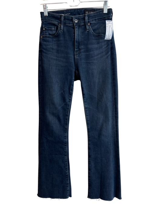 Adriano Goldschmied Size 24 Dark Wash Cotton Blend High Rise Boot Cut Jeans Dark Wash / 24
