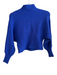 Anthropologie Size XXS Blue Viscose Blend Knit Mock Neck Long Sleeve Sweater Blue / XXS