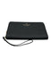 Kate Spade Black Leather Wallet Inside Pocket Gold Tone Zip Closure Bag Black / Small
