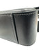 Coach Black Leather Shoulder Bag Structured Clasp Gold Tone Accent Bag Black / Small