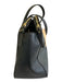 Kate Spade Black Leather Leather Gold detail Shoulder Bag Structured Bag Black / Medium