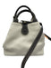 No Brand Beige & Brown Genuine Leather Crossbody Strap Gold Tone Bag Beige & Brown / Small