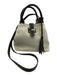 No Brand Beige & Brown Genuine Leather Crossbody Strap Gold Tone Bag Beige & Brown / Small