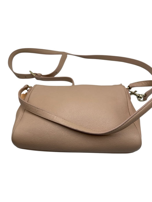 Talbots Light Pink Leather Shoulder & Crossbody Bag Light Pink / Small