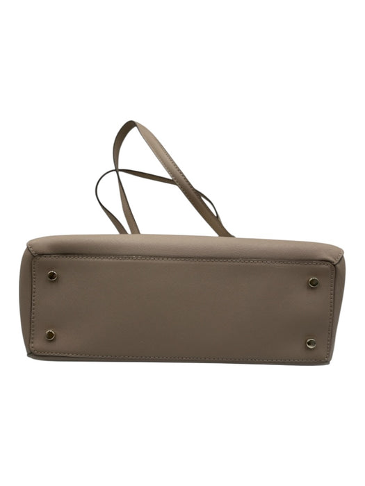 Kate Spade Beige & Brown Leather Two Tone Shoulder Bag Bag Beige & Brown / Medium