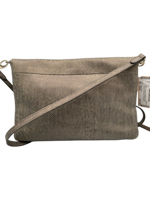 Elaine Turner snake print Metallic Leather foldover Crossbody Dust Bag Incl. Bag snake print / Small