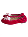 Sam Edelman Shoe Size 7 Hot pink Velvet Round Toe Bow Detail Ballet Flat Shoes Hot pink / 7
