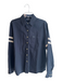 Faconnable Size Large Midnight blue No Fabric Tag Long Sleeve Collared Top Midnight blue / Large