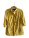 Lafayette 148 Size Large Yellow No Fabric Tag Front Zip Half Sleeve Jacket Yellow / Large