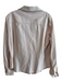 Lafayette 148 Size 12 Pale Pink Lambskin Button Down Darted Detail Jacket Pale Pink / 12
