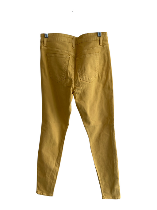Joes Size 29 Yellow Cotton Blend Zip Fly 5 Pocket High Waist Skinny Jeans Yellow / 29