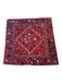 Hermes Red, White, Blue Cashmere & Silk Pasley Floral Print scarf Red, White, Blue / 140cm