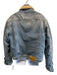 Off White Size XL Light Wash Cotton Solid Trucker Lined Men's Jacket Light Wash / XL