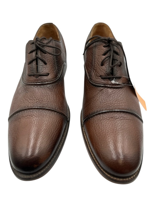 Alan Paine Shoe Size 10 Brown Leather Pebbled Dress Men's Shoes Brown / 10